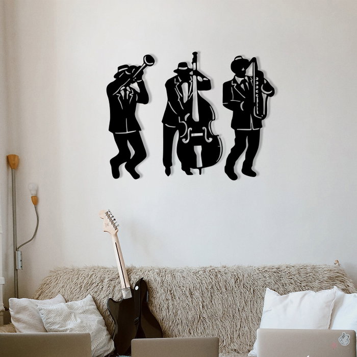 Wallity Münis Accesorio Decorativo de Pared de Metal Negro